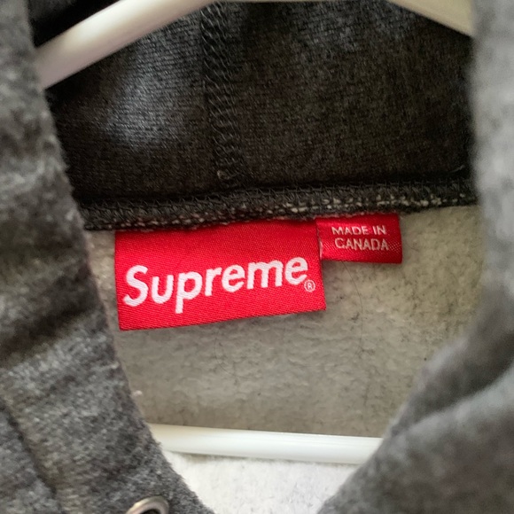 Supreme fw21 charcoal box logo hoodie - Picture 11 of 15